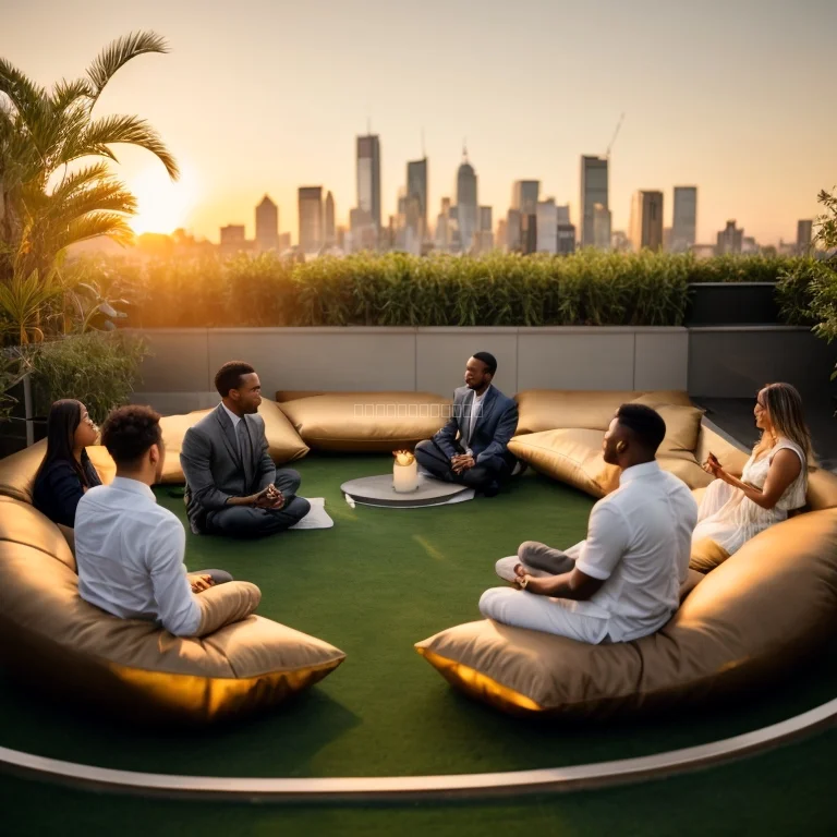 Private coaching session in a serene museum space