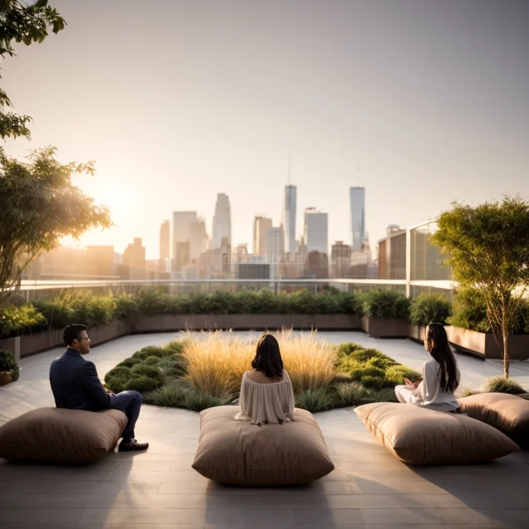 Retreat participants exploring museum exhibits